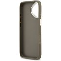 Etui Guess Grained Big 4G Classic Logo do iPhone 17 brązowy
