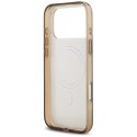 Etui Guess IML 4G Background MagSafe do iPhone 17 Pro Max brązowy