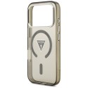 Etui Guess IML Gradient Triangle Logo MagSafe do iPhone 17 Pro Max khaki