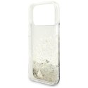 Etui Guess Liq. Glitter 4 Charms do iPhone 17 Pro Max złoty