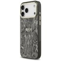 Etui Guess Python Pattern MagSafe do iPhone 17 Pro Max czarny