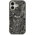Etui Guess Python Pattern MagSafe do iPhone 17 czarny