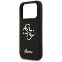 Etui Guess Silicone Big 4G Script do iPhone 17 Pro czarny