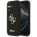 Etui Guess Silicone Big 4G Script do iPhone 17 czarny