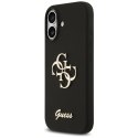 Etui Guess Silicone Big 4G Script do iPhone 17 czarny