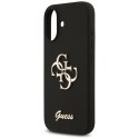 Etui Guess Silicone Big 4G Script do iPhone 17 czarny