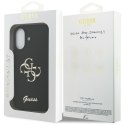 Etui Guess Silicone Big 4G Script do iPhone 17 czarny