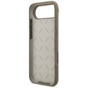 Etui Guess Silicone Big 4G Script do iPhone Air brązowy