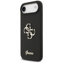 Etui Guess Silicone Big 4G Script do iPhone Air czarny