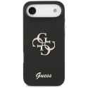 Etui Guess Silicone Big 4G Script do iPhone Air czarny