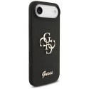 Etui Guess Silicone Big 4G Script do iPhone Air czarny