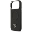 Etui Guess Triangle Logo MagSafe do iPhone 17 Pro Max czarny