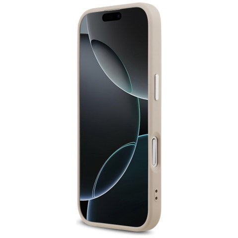 Etui Guess Triangle Logo MagSafe do iPhone 17 różowy