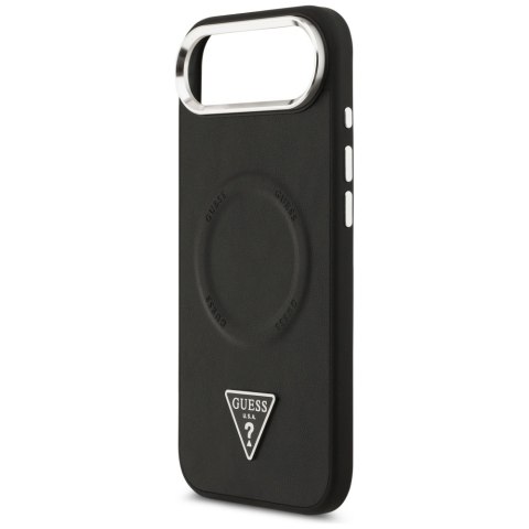 Etui Guess Triangle Logo MagSafe do iPhone Air czarny