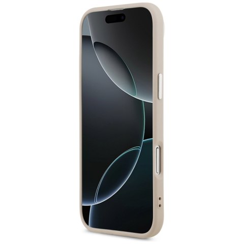 Etui Guess Triangle Logo MagSafe do iPhone Air różowy