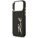 Etui Karl Lagerfeld Karl Script Logo do iPhone 17 Pro Max czarny