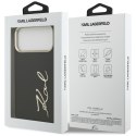 Etui Karl Lagerfeld Karl Script Logo do iPhone 17 Pro Max czarny