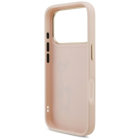 Etui Karl Lagerfeld Karl Script Logo do iPhone 17 Pro różowy