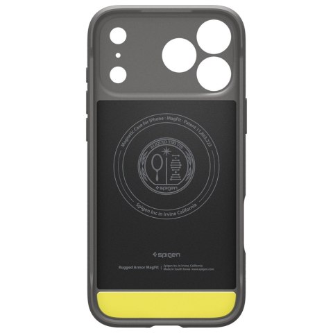 Etui Spigen Rugged Armor Mag MagSafe do iPhone 17 Pro Max szary
