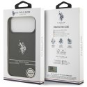 Etui US Polo DH and Bottom Stripe Logo MagSafe do iPhone 17 Pro Max czarny