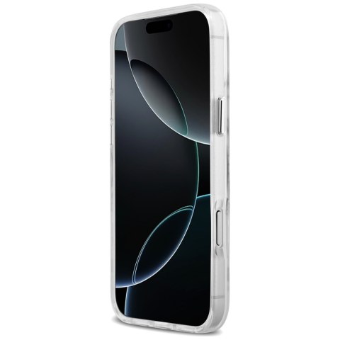 Etui Guess Metal Outline MagSafe do iPhone 17 Pro Max srebrny