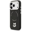 Etui Karl Lagerfeld Choupette Pin MagSafe do iPhone 17 Pro Max czarny