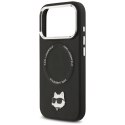 Etui Karl Lagerfeld Choupette Pin MagSafe do iPhone 17 Pro Max czarny