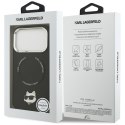 Etui Karl Lagerfeld Choupette Pin MagSafe do iPhone 17 Pro czarny