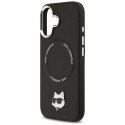 Etui Karl Lagerfeld Choupette Pin MagSafe do iPhone 17 czarny