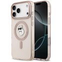 Etui Karl Lagerfeld IML Choupette MagSafe do iPhone 17 Pro Max różowy