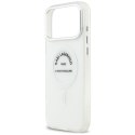 Etui Karl Lagerfeld IML Karl RSG Logo MagSafe do iPhone 17 Pro Max przezroczysty