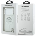 Etui Karl Lagerfeld IML Karl RSG Logo MagSafe do iPhone 17 Pro przezroczysty