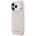 Etui Karl Lagerfeld Initial & Metal Logo MagSafe do iPhone 17 Pro Max różowy
