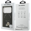 Etui Karl Lagerfeld Karl & Choupette Pins MagSafe do iPhone 17 Pro czarny