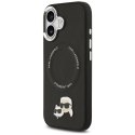Etui Karl Lagerfeld Karl & Choupette Pins MagSafe do iPhone 17 czarny