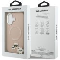 Etui Karl Lagerfeld Karl & Choupette Pins MagSafe do iPhone 17 różowy