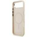 Etui Karl Lagerfeld Karl & Choupette Pins MagSafe do iPhone Air beżowy