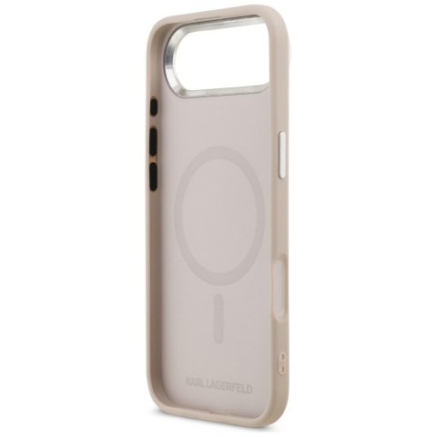 Etui Karl Lagerfeld Karl & Choupette Pins MagSafe do iPhone Air różowy