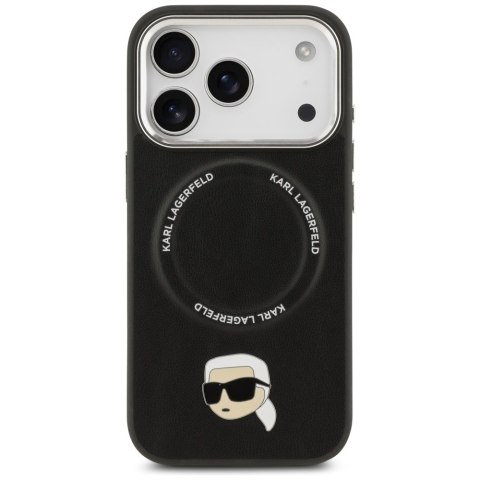 Etui Karl Lagerfeld Karl Pin MagSafe do iPhone 17 Pro Max czarny