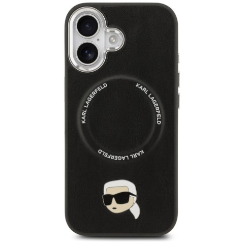 Etui Karl Lagerfeld Karl Pin MagSafe do iPhone 17 czarny