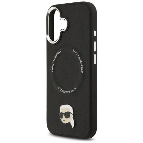 Etui Karl Lagerfeld Karl Pin MagSafe do iPhone 17 czarny