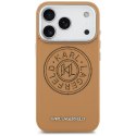 Etui Karl Lagerfeld Point & Metal Logo MagSafe do iPhone 17 Pro Max brązowy