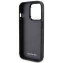 AMG AMHCP15LGSEBK iPhone 15 Pro 6.1"czarny/black hardcase Leather Debossed Lines