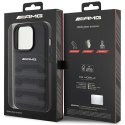 AMG AMHCP15LGSEBK iPhone 15 Pro 6.1"czarny/black hardcase Leather Debossed Lines