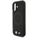 Etui BMW M FW Metal Logo MagSafe do iPhone 17 czarny