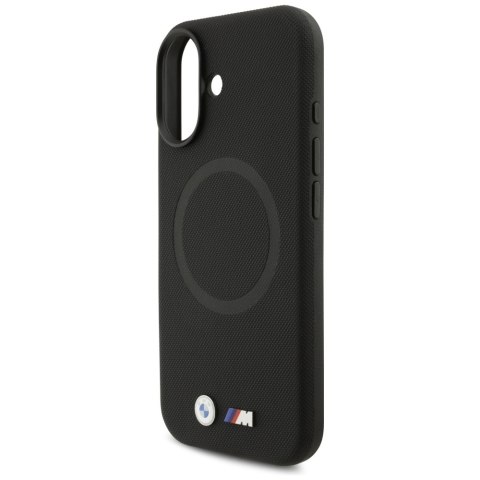 Etui BMW M FW Metal Logo MagSafe do iPhone 17 czarny