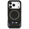 Etui BMW M IML Metal Buttons & Logo MagSafe do iPhone 17 Pro czarno-niebieski