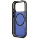 Etui BMW M IML Metal Buttons & Logo MagSafe do iPhone 17 Pro czarno-niebieski