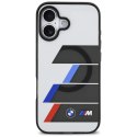 Etui BMW M IML Metal Buttons Tricolor Lines MagSafe do iPhone 17 antracyt