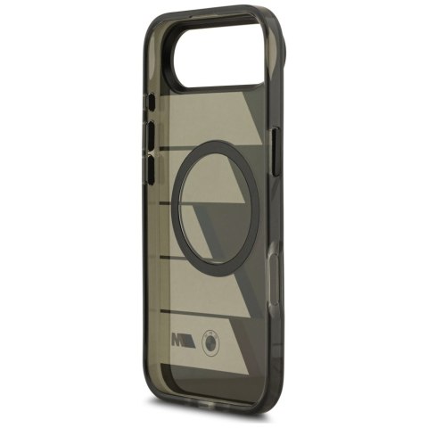 Etui BMW M IML Metal Buttons Tricolor Lines MagSafe do iPhone Air antracyt